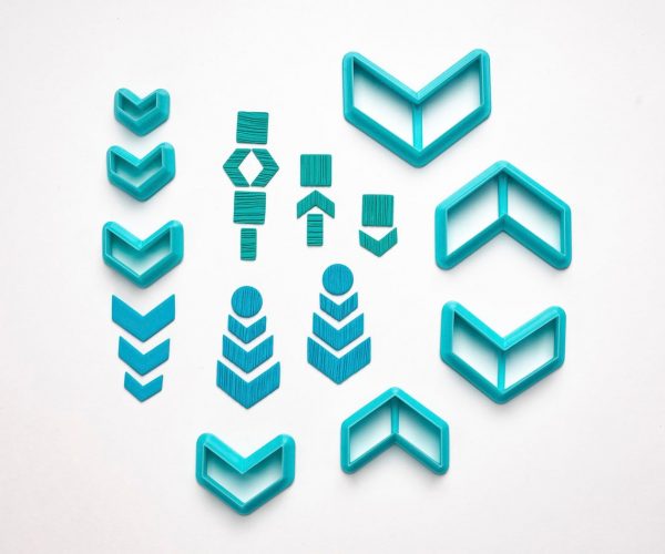 Cortadores CAD Chevron #01 ( Set Completo )