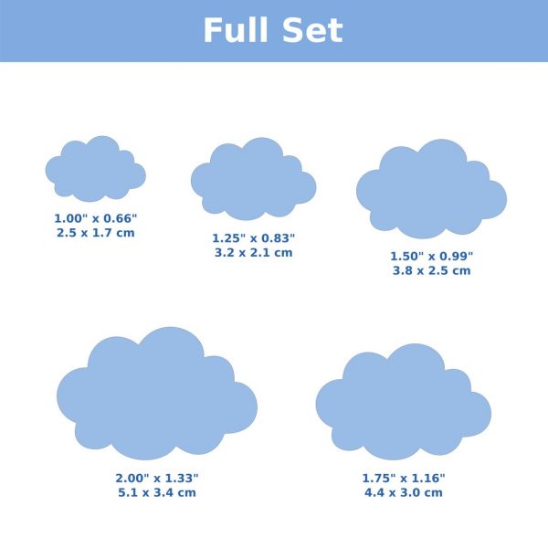 Cortadores CAD Nube #01 ( Set Completo ) - Imagen 2