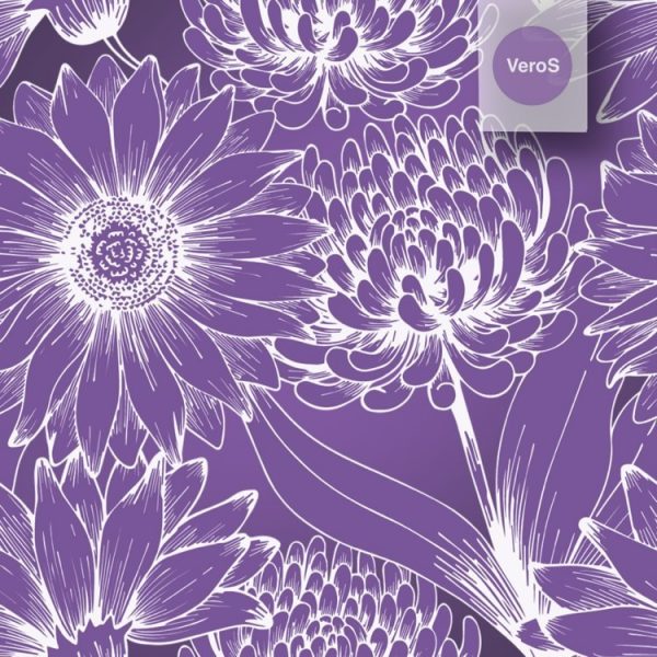 VeroS Silk Screen doble 001.1. Flores #3. - Imagen 3