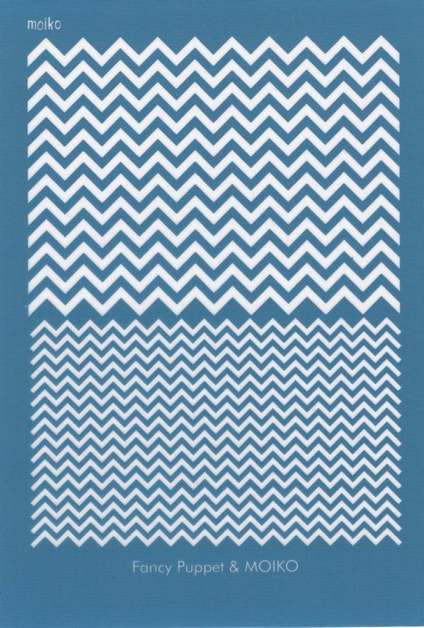 Moiko Silk Screen Funcy Puppet Chevron.