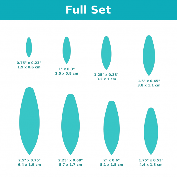 CAD Cutters Petals #02( Complete Set )