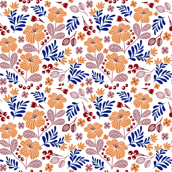 Papel De Transferencia De Arcilla Polimérica - Floral moderno 03