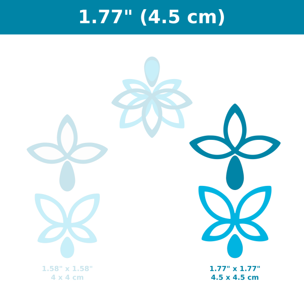 Set of 4 CAD Flower Cutters #20 - Image 2