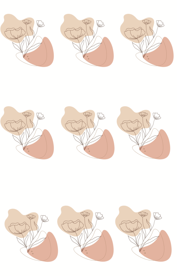 Papel De Transferencia Soluble en Agua - Diseños con espejo, izquierda y derecha - T029-30 - Imagen 2