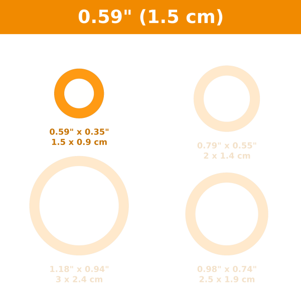 Cortadores CAD Donut Circulo Fino - Imagen 2