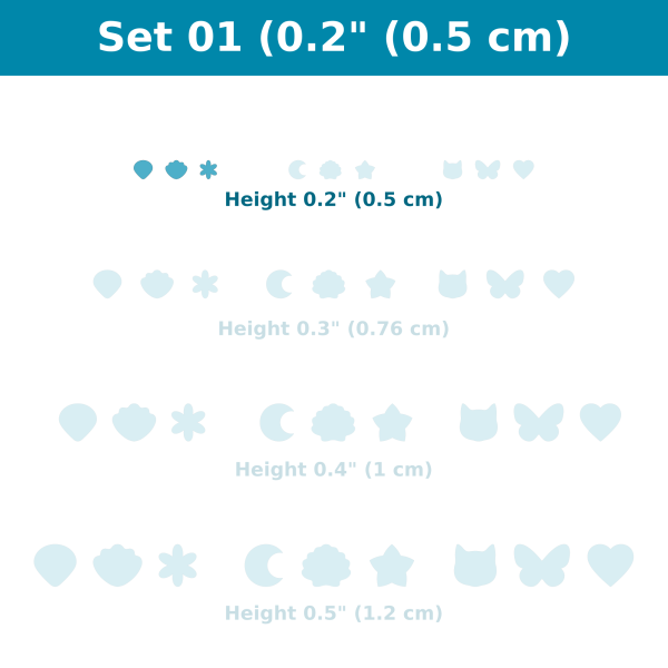 CAD Cutters Set of 3 mini cutters - Image 2