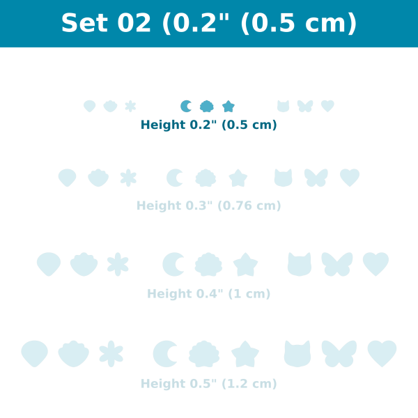 CAD Cutters Set of 3 mini cutters - Image 3