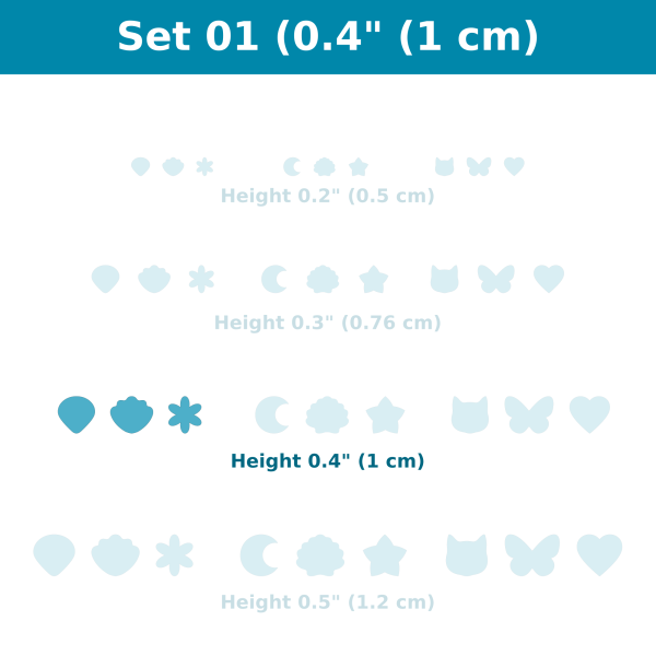 CAD Cutters Set of 3 mini cutters - Image 10