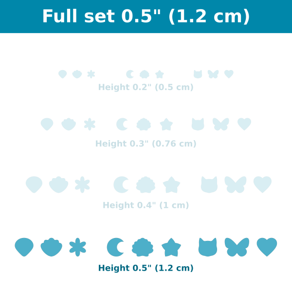 CAD Cutters Set of 3 mini cutters - Image 13