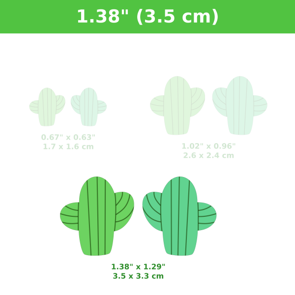 CAD cutters Cactus Earrings NCM #03 - Image 4