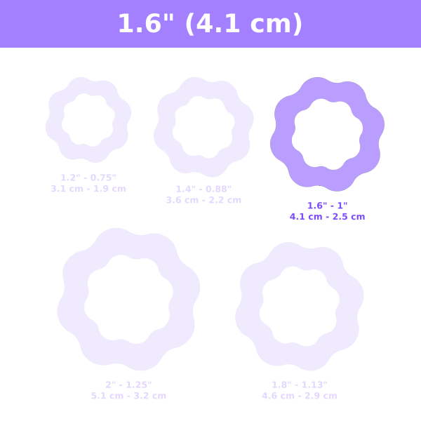 Pendientes CAD Donut Orgánico #11 - Imagen 4