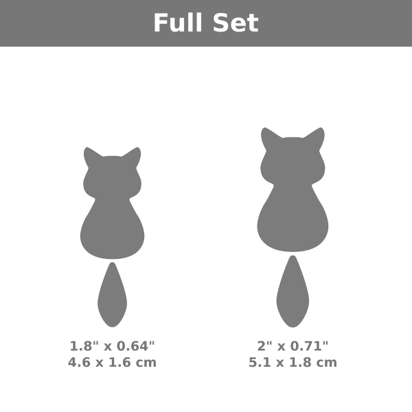 Cortadores CAD Set Gato #17