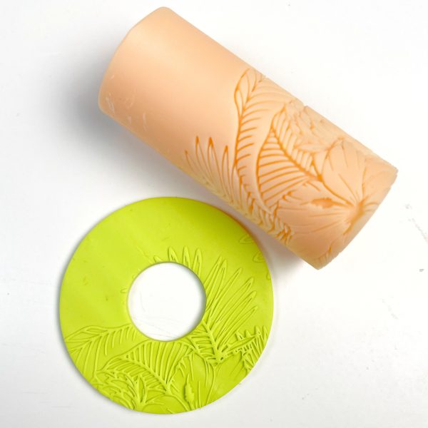 Pack 5 Mini Rodillos Texturizados Hojas Tropicales - Imagen 5